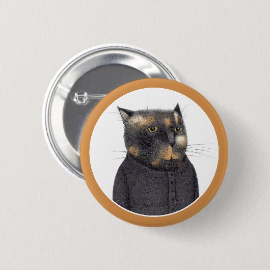 LADY'S MAID CAT Round-Button-Taste Button (Vorne & Hinten)