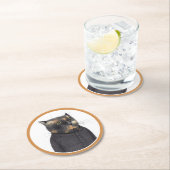LADY'S MAID CAT Round Paper Untersetzer (Vor Ort)