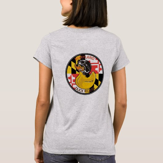 Ladys MDRiders-front Logo-back-T - Shirt (Rückseite)