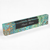 Ladys Monogram Modern Abstrakt Namensplakette