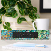 Ladys Monogram Modern Abstrakt Namensplakette