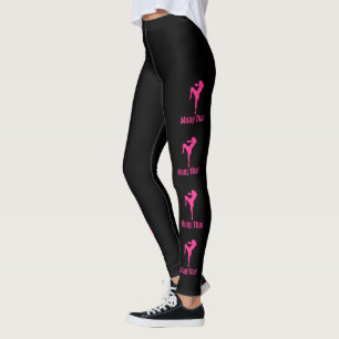 Ladys, Muay Thai Themed, Thai Fighting Leggings