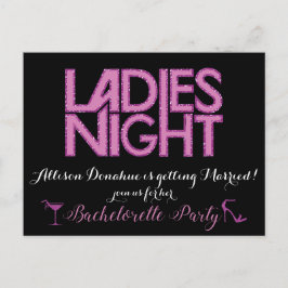Ladys Night Einladungs-Design Einladungspostkarte