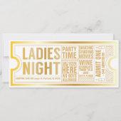 Ladys Night Invitation-Customize es! Einladung (Vorderseite)