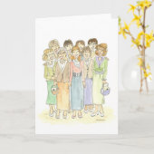 Ladys Night Karte (Gelbe Blume)