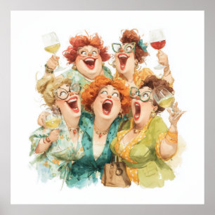 Ladys Night Laghter Poster