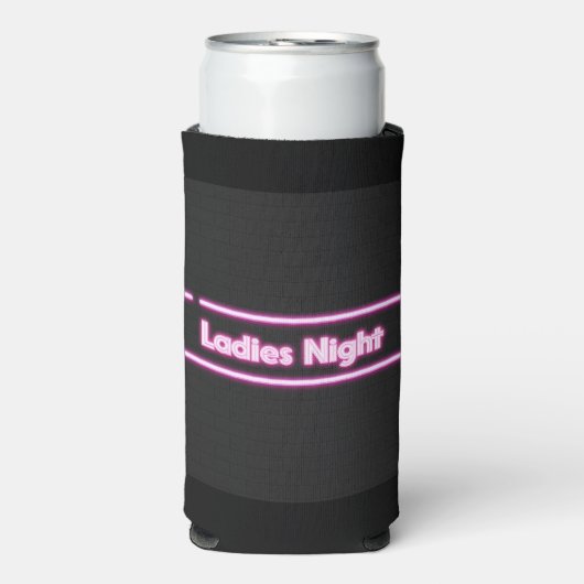 Ladys Night Neon LED Schilder können kühler Selters Dosenkühler (Seltzer Vorderseite)