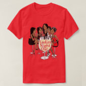 Ladys Night Out Black Girls Grafik T-Shirt (Design vorne)