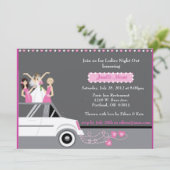 Ladys Night Out Einladung (Stehend Vorderseite)