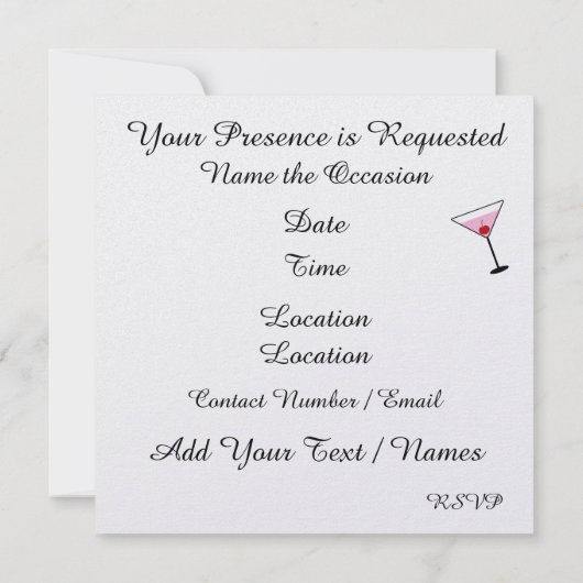 Ladys Night Out - SRF Einladung (Rückseite)