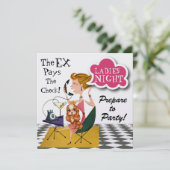 Ladys Night Out - SRF Einladung (Stehend Vorderseite)