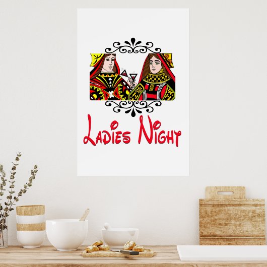 Ladys Night Poster (Küche)