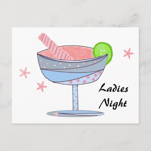 Ladys Night Postkarte (Vorderseite)