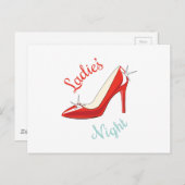 Ladys Night Postkarte (Vorne/Hinten)