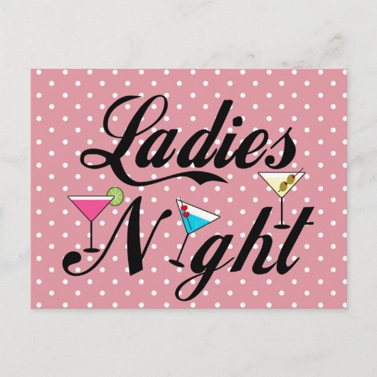 Ladys Night Postkarte (Vorderseite)