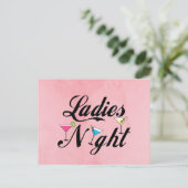 Ladys Night Postkarte (Stehend Vorderseite)