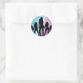 Ladys Night Runder Aufkleber (Tasche)