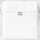 Ladys Night Stern-Aufkleber (Tasche)