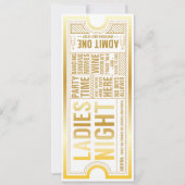 Ladys Night - vollständig anpassbare Einladung (Vorderseite)