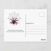 Ladys Nite Out Halloween-Party Postkarte (Rückseite)