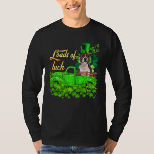 Ladys of Luck Staffordshire Bull Terrier St Patric T-Shirt