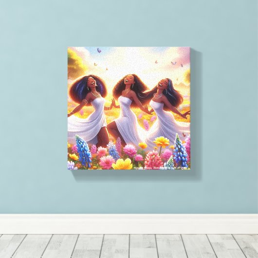 Ladys of Spring Leinwanddruck (Insitu (Holzboden))
