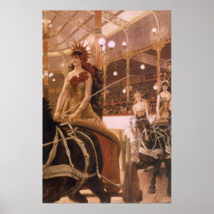 Ladys of the Cars (alias Circus) von James Tissot Poster
