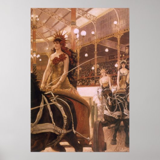 Ladys of the Cars (alias Circus) von James Tissot Poster (Vorne)