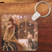 Ladys of the Cars (alias Circus) von James Tissot Schlüsselanhänger (Rückseite)