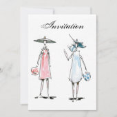 Ladys off to Lunch Einladung (Vorderseite)