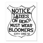 Ladys on Beach müssen Bloomsys unterschreiben Gummistempel (Prägung)