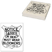 Ladys on Beach müssen Bloomsys unterschreiben Gummistempel (Stempel)