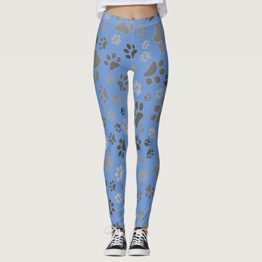 Ladys Paw Print Leggings (Vorderseite)