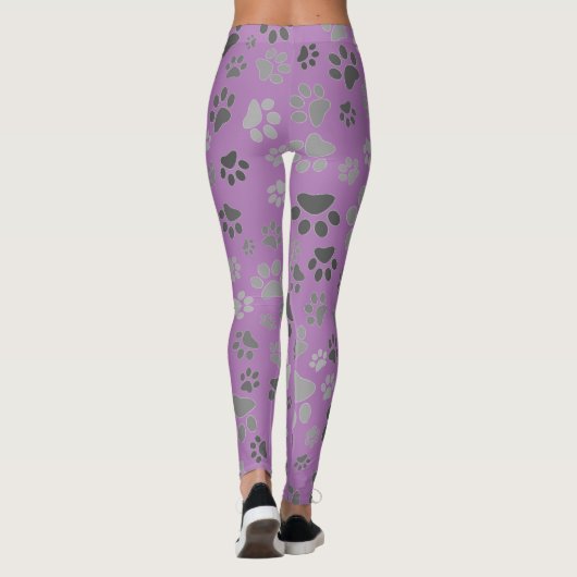 Ladys Paw Print Leggings (Rückseite)