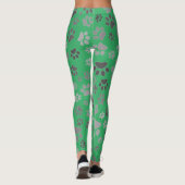 Ladys Paw Print Leggings (Rückseite)