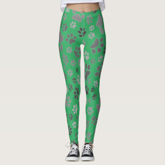Ladys Paw Print Leggings
