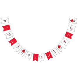 Ladys peonies wimpelkette