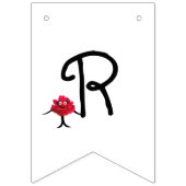 Ladys peonies wimpelkette (Dritte Fahne)