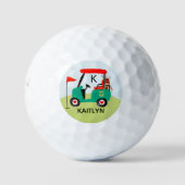 Ladys Personalisiert Golf Cups Name Golf Golfball (Vorderseite)