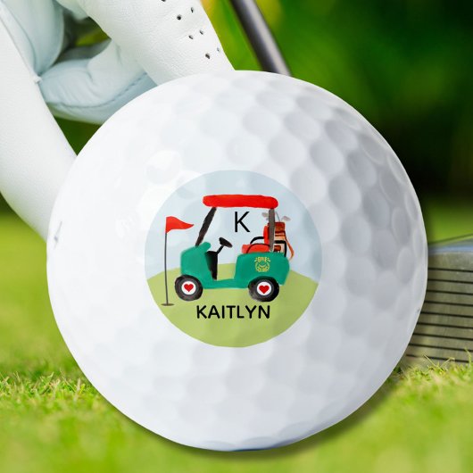 Ladys Personalisiert Golf Cups Name Golf Golfball