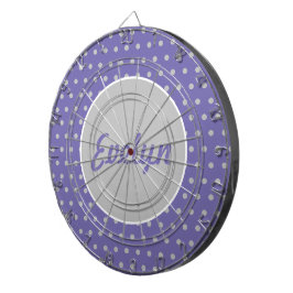 Ladys' Personalisiert Polka Dot Dartboard (Lavende Dartscheibe