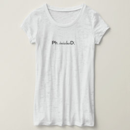 Ladys Phinished T - Shirt Doktortitel