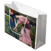Ladys Picking Rose, John William Waterhouse Große Geschenktüte (Vorderseite Schrägansicht)