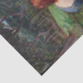 Ladys Picking Rose, John William Waterhouse Seidenpapier (Ausschnitt)