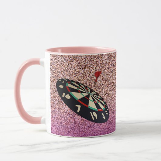 Ladys Pink Darts, Coffee Tasse (Links)