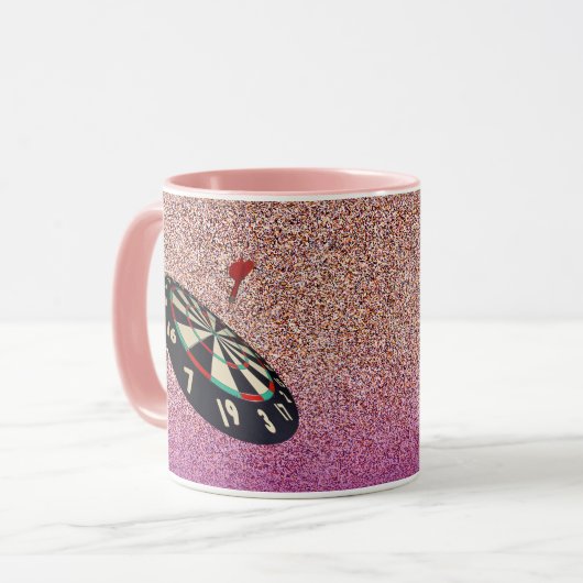 Ladys Pink Darts, Coffee Tasse (Vorderseite Links)