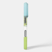 Ladys Pink Watercolor Monogram Name Case-Mate iPhone Hülle (Rückseite / Rechts)