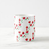 Ladys Red Tulip Blume Kaffeetasse (Mittel)
