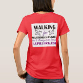 Ladys Ringer Lupie Chick T - Shirt (Rückseite)