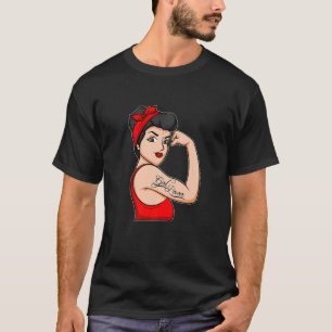 Ladys Rockabilly Girl Vintag Retro Girl T-Shirt